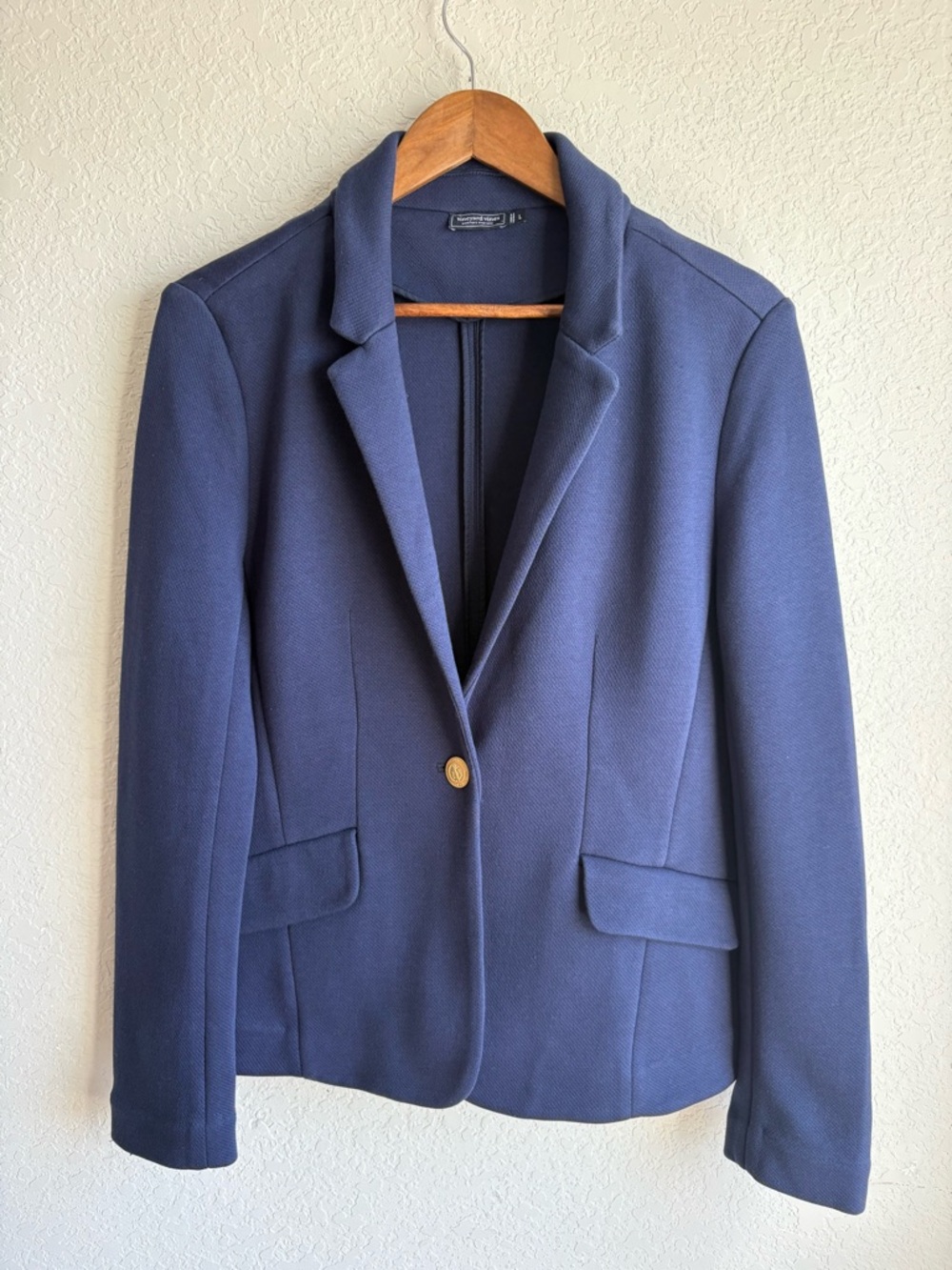 Vineyard Vines Navy Single-Button Gold-Accent Blazer - Picture 7 of 7